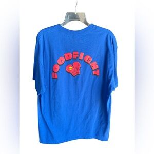 Vintage Blue “Food Fight” T Shirt
